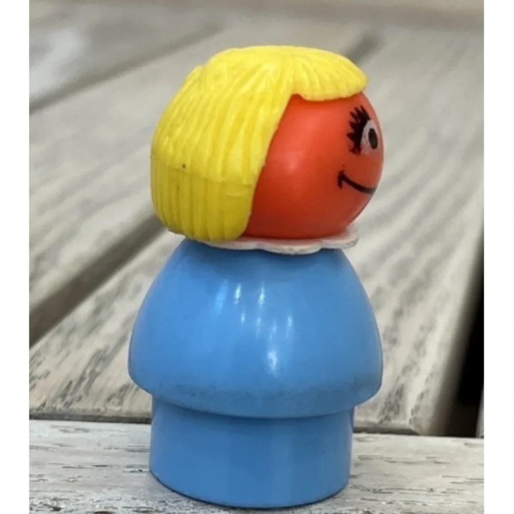 Fisher Price Little People Sesame Street Prairie Dawn Muppets 1975 FPLP NICE